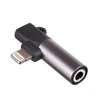 USB kabelis Akyga Žaibas - mini Jack 3,5 mm Juodas (AK- AD- 63)