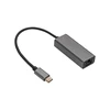 Adapteris su kablem Akyga AK-AD-65 karta jungiama į tinklą USB type C (m) / RJ45 (f) 10/100/1000 ver. 3.0 15cm
