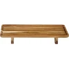 Alpina Servēšanas trauks koka uz kājiņām 38x20.5x5.5cm