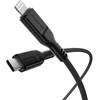 Amazing Thing kabelis Tough Pro CLC120MTOBK – Type C į Lightning – PD 30W 3,2A 1,2 metras juodos spalvos