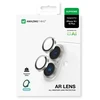 AmazingThing AR Aluminum 2 Lens Glass with Camera Lens Frame skirtas Apple iPhone 16 / 16 Plus – Žalias