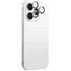 „AmazingThing AR“ aliuminio 3 objektyvų stiklas su kameros objektyvo rėmeliu, skirtas „iPhone 16 Pro“ / „16 Pro Max“ – „Sidabrinis“