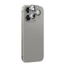 AmazingThing Aviation-Grade Alloy Apsauginis stiklas Lens skirtas Apple iPhone 16 Pro / 16 Pro Max Camera Lens - Gray