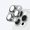 AmazingThing Aviation-Grade Alloy Apsauginis stiklas Lens skirtas Apple iPhone 16 Pro / 16 Pro Max Camera Lens - Gray