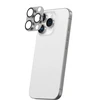 AmazingThing Aviation-Grade Alloy Apsauginis stiklas Lens skirtas Apple iPhone 16 Pro / 16 Pro Max Camera Lens - Gray