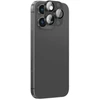 AmazingThing Aviation-Grade Alloy Apsauginis stiklas Lens skirtas Apple iPhone 16 Pro / 16 Pro Max Camera Lens – Juodas