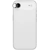 „AmazingThing“ stiklinis dėklas „Apple iPhone 17 Air“ su sidabriniu aliuminio rėmeliu