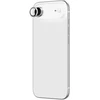 „AmazingThing“ stiklinis dėklas „Apple iPhone 17 Air“ su sidabriniu aliuminio rėmeliu