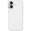 „AmazingThing“ stiklinis dėklas „Apple iPhone 17“ su sidabriniu aliuminio rėmeliu