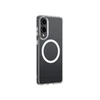 AmazingThing Minimal Mag dėklas su Magnetic Ring skirtas Samsung Galaxy S25 Edge – skaidrus