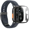 AmazingThing Radix Glass Screen Protector with dėklas skirtas Apple Watch UItra 3 49mm – Juodas