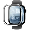 „AmazingThing Radix“ stiklinis ekrano apsauginis dangtelis su dėklu, skirtu „Apple Watch Series 11“ (46 mm), skaidrus