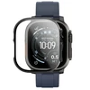 AmazingThing Radix Glass Screen Protector with dėklas skirtas Apple Watch UItra 3 49mm – Juodas