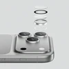 AmazingThing Sapphire Camera Glass skirtas Apple iPhone 17 Pro / Pro Max – su juodos spalvos Frame