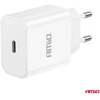 Sieninis įkroviklis USB-C 20W 230V AMIO-03891