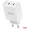 Sieninis įkroviklis 2xUSB-C 40W 230V AMIO-03892