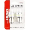 Amio LED CANBUS 3014 24SMD + 3030 6SMD 1156 BA15S P21W R10W R5W Balta 12V/24V