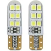 Standartinės LED lemputės T10 W5W 12xSMD 2835 12V silikoninės amio-01095