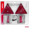 LED žibintų komplektas magnetinei priekabai amio-02140