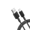 Anker | 322 nailono kabelis, Juodas | A81H6G11 | USB-A į USB-C