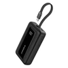 Anker išorinė baterija su integruotu USB-C laidu | A1688H11 | 10000 mAh | juoda