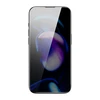 Baseus Privacy Apsauginis stiklas Apple iPhone 14 Pro viso ekrano 0,4 mm privatumo filtras Anti Spy + montavimo rinkinys
