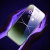 Baseus viso ekrano Apsauginis stiklas Apple iPhone 14 Pro Max su Anti Mėlyna šviesos filtru ir 0,3 mm garsiakalbio dangteliu + montavimo rėmeliu
