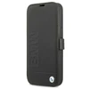 Dėklas Apple iPhone 13 Mini BMW Book Signature (BMFLBKP13SSLLBK) juodos spalvos