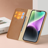 Dux Ducis Hivo Apple iPhone 15 Plus wallet RFID blocking - dėklas telefonui rudos spalvos