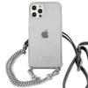 Dėklas GUESS GUHCP12LKC4GSSI HARDCASE 4G CHAIN IPHONE 12 PRO MAX Sidabrinis