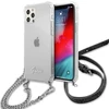 Dėklas GUESS GUHCP12LKC4GSSI HARDCASE 4G CHAIN IPHONE 12 PRO MAX Sidabrinis