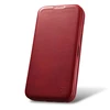 iCarer CE Oil Wax Premium Leather Apple iPhone 14 Plus Magnetic atverčiamas Leather MagSafe dėklas telefonui raudonos spalvos (AKI14220707-RD)