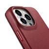 iCarer CE Premium Leather Apple iPhone 14 Pro Magnetic atverčiamas Leather MagSafe dėklas telefonui raudonos spalvos (WMI14220714-RD)