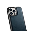 iCarer Leather Oil Wax Apple iPhone 14 Pro Max leather dėklas telefonui mėlynos spalvos (WMI14220720-BU)