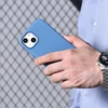 iCarer Litchi Premium Leather Apple iPhone 14 Plus Magnetic Leather with MagSafe dėklas telefonui žydros spalvos (WMI14220711-LB)