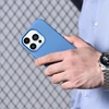 iCarer Litchi Premium Leather Apple iPhone 14 Pro Max Magnetic Leather with MagSafe dėklas telefonui žydros spalvos (WMI14220712-LB)