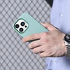iCarer Litchi Premium Leather Apple iPhone 14 Pro Max Magnetic Leather with MagSafe dėklas telefonui žalios spalvos (WMI14220712-GN)