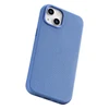 iCarer Litchi Premium Leather Apple iPhone 14 Plus Magnetic Leather with MagSafe dėklas telefonui žydros spalvos (WMI14220711-LB)