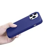 iCarer Litchi Premium Leather Apple iPhone 14 Pro Max Magnetic Leather with MagSafe dėklas telefonui mėlynos spalvos (WMI14220712-DB)
