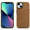 iCarer Oil Wax Premium Leather Apple iPhone 14 Plus Magnetic Leather with MagSafe dėklas telefonui rudos spalvos (WMI14220703-TN)