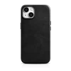 iCarer Oil Wax Premium Leather Apple iPhone 14 Plus Magnetic Leather with MagSafe dėklas telefonui juodos spalvos (WMI14220703-BK)