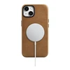 iCarer Oil Wax Premium Leather Apple iPhone 14 Plus Magnetic Leather with MagSafe dėklas telefonui rudos spalvos (WMI14220703-TN)