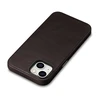iCarer Oil Wax Premium Leather Apple iPhone 14 Plus Magnetic Leather with MagSafe dėklas telefonui rudos spalvos (WMI14220703-BN)