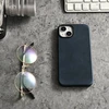 iCarer Oil Wax Premium Leather Apple iPhone 14 Plus Magnetic Leather with MagSafe dėklas telefonui mėlynos spalvos (WMI14220703-BU)