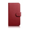 iCarer Wallet 2in1 Apple iPhone 14 Pro Max Leather atverčiamas Anti-RFID dėklas telefonui raudonos spalvos (WMI14220728-RD)