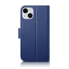 iCarer Wallet 2in1 Apple iPhone 14 Plus Anti-RFID Leather atverčiamas dėklas telefonui mėlynos spalvos (WMI14220727-BU)