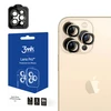 Apsauginis stiklas telefono kamerai Apple iPhone 14 Pro / 14 Pro Max 3MK Lens Protection Pro auksinis