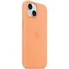 iPhone 15 Silicone Case with MagSafe - Orange Sorbet