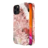 Kingxbar Agate Series dekoruotas spausdintu Agate iPhone 12 mini telefono dėklas raudonos spalvos