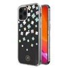 Kingxbar Lucky Series su Swarovski kristalais iPhone 12 mini telefono dėklas skaidrus (Clover)